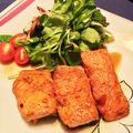 ひつじのアリー's cooksnap of when they made 黄金比♪鮭の照り焼き.