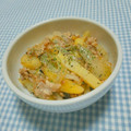 まあまま☆0403's cooksnap of when they made めちゃうま!香るよ☆挽肉とじゃが玉炒め♪.