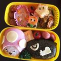 kumoyou's cooksnap of when they made マリオのキャラ弁の作り方（動画付き）.