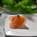mielle's cooksnap of when they made 生ハムと柿の前菜♪.
