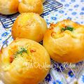 YUH♡ママ's cooksnap of when they made おさかなソーセージＤＥパン.
