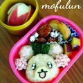 panna＊3's cooksnap of when they made 魔法使いプリキュア★モフルン♪キャラ弁.