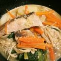 みきポン's cooksnap of when they made 秋にぴったり！鮭のちゃんちゃん焼き.