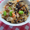 mizuka☆'s cooksnap of when they made 白だし【サーモンとひじきの炊き込みご飯】.