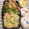 ふせとも's cooksnap of when they made 冷めても美味しい海老チャーハン.