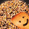 chatooon's cooksnap of when they made エコ料理【小豆茶の後で】小豆入り肉そぼろ.
