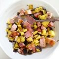 catlove♪'s cooksnap of when they made サツマイモとベーコンの炒め物.