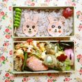 komutatata's cooksnap of when they made キャラ弁☆ひょっこりうさぎちゃん☆.
