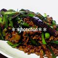 ＊＊なっちゃん＊＊'s cooksnap of when they made ふだんごはん、なすニラピーマンの挽肉炒め.