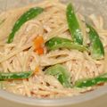 ぷのぷの's cooksnap of when they made 明太子ゴートチーズパスタ.