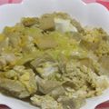 shouko's cooksnap of when they made 高野豆腐DE卵とじ.