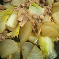 ヨッチこ's cooksnap of when they made 食欲増えます！豚バラと大根の生姜焼き♪.