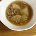おまぬけりとる's cooksnap of when they made 大根のひき肉あんかけ.