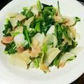 ＊＊あやぴん＊＊'s cooksnap of when they made かぶとかぶ菜のベーコンガーリック炒め.