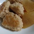 ok66's cooksnap of when they made ホッとする味☆鶏つくねと大根の煮物.
