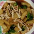 オレひょう's cooksnap of when they made いかとじゃがいものガリバタ醤油炒め。.