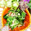 makichihua's cooksnap of when they made 美容に良いかも？！豆苗とみょうがのサラダ.