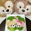 梅乃花おり's cooksnap of when they made ダッフィーとシェリーメイのちらし寿司♡.