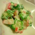 たもたん's cooksnap of when they made オクラ+カニカマ＝ねばりんこ☆サラダ.