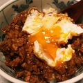 kjkjkjr's cooksnap of when they made チーズミート丼☆目玉焼きとアボカドのせ♪.