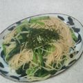 サーフブレイド's cooksnap of when they made 小松菜と明太子（たらこ）のパスタ.