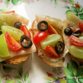 chako106HM's cooksnap of when they made 皮ごとマスカットのタルティーヌ.