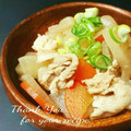 inyako's cooksnap of when they made 大根と豚肉の炒め煮.