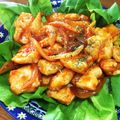 YUKIKI☆'s cooksnap of when they made 鶏胸肉のスイートチリソース炒め.