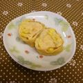 龍青空ママ's cooksnap of when they made 鮭フレークとコーンの卵焼き.