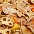 さこたこ's cooksnap of when they made ご飯がススムさつまいもと豚バラの甘辛炒め.
