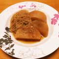 ❁Abake❁'s cooksnap of when they made 簡単ヘルシー☆大根とこんにゃくの煮物☆.
