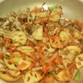 ピンキーsaya's cooksnap of when they made 豚バラと薄切り大根とれんこんの中華風炒め.