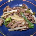 おちゃむ夫人's cooksnap of when they made 長芋と豚肉のサッパリ炒め（ノ´▽`）人.