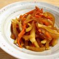 こはる・▽・'s cooksnap of when they made 大根と人参のきんぴら.