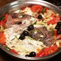 sarasanaty's cooksnap of when they made 鯛とセロリのアクアパッツァ.
