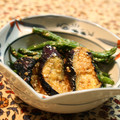 タモちゃん's cooksnap of when they made 揚げなすといんげんの胡麻和え♡.