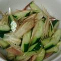 ミチュン☆'s cooksnap of when they made 夏野菜で簡単☆みょうがときゅうりの和え物.