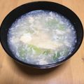 ＜たけぼう＞'s cooksnap of when they made 簡単！創味シャンタンの卵スープ.