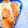 watyami's cooksnap of when they made にんじんとソーセージのカレーきんぴら♪.