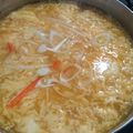 ゴマ☆ゴマ's cooksnap of when they made とろほっこり みそキムチの豆腐スープ.