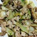 みゆちゅわん's cooksnap of when they made 豚肉と白菜、しめじの味噌炒め.
