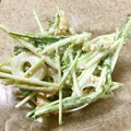 yellowhappy's cooksnap of when they made 水菜とちくわのわさびマヨ和え.