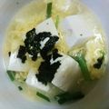 mamoon's cooksnap of when they made とろとろ♡豆腐＆玉子の鶏ガラスープ♡.