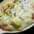 chiＡki's cooksnap of when they made 残ったシチューで！簡単ドリア★.
