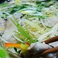 norahi's cooksnap of when they made 千切り野菜のしゃぶしゃぶ鍋.