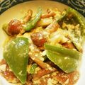 ウサくま's cooksnap of when they made だしの素で簡単！ピーマンとなめこの卵炒め.