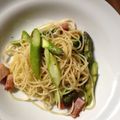 cerfleur's cooksnap of when they made あっさり！アスパラ＆ベーコンパスタ.
