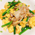 くうもん's cooksnap of when they made 中国家庭料理！にんにくの芽の卵炒め.