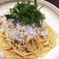 kanayanv's cooksnap of when they made 絶対美味しい✿明太子としらすのパスタ✿.