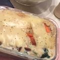 zahha's cooksnap of when they made ヘルシー！長芋と鮭のみそ味豆腐グラタン.